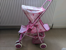 twin dolls pram handle height 90cm
